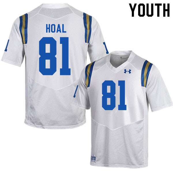 Youth #81 Kayden Hoal UCLA Bruins College Football Jerseys Sale-White
